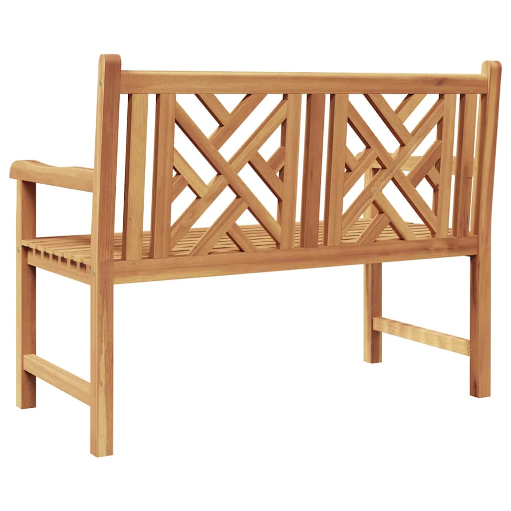 Gartenbank Braun 114 x 60 x 90 cm Teak-Massivholz
