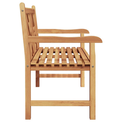 Gartenbank Braun 114 x 60 x 90 cm Teak-Massivholz