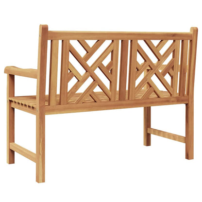 Gartenbank Braun 150 x 60 x 90 cm Teak-Massivholz