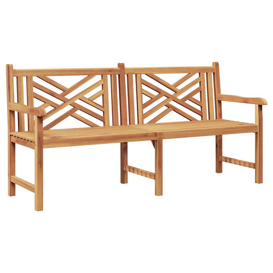Gartenbank Braun 180 x 60 x 90 cm Teak-Massivholz