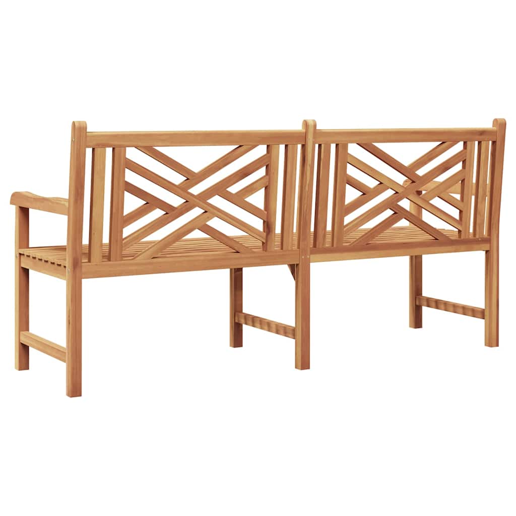 Gartenbank Braun 180 x 60 x 90 cm Teak-Massivholz
