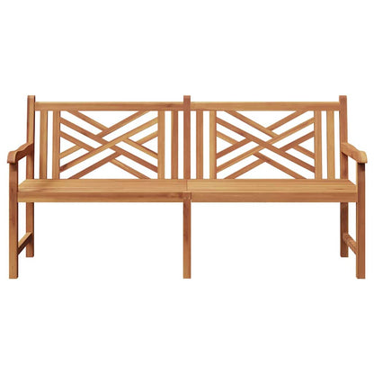 Gartenbank Braun 180 x 60 x 90 cm Teak-Massivholz