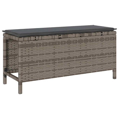 Garten Essgruppe Grau Poly Rattan