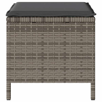 Garten Essgruppe Grau Poly Rattan