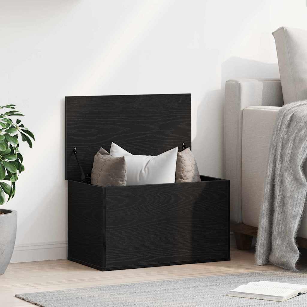 Aufbewahrungsbox Schwarze Eiche 60 x 35 x 35 cm Holzwerkstoff