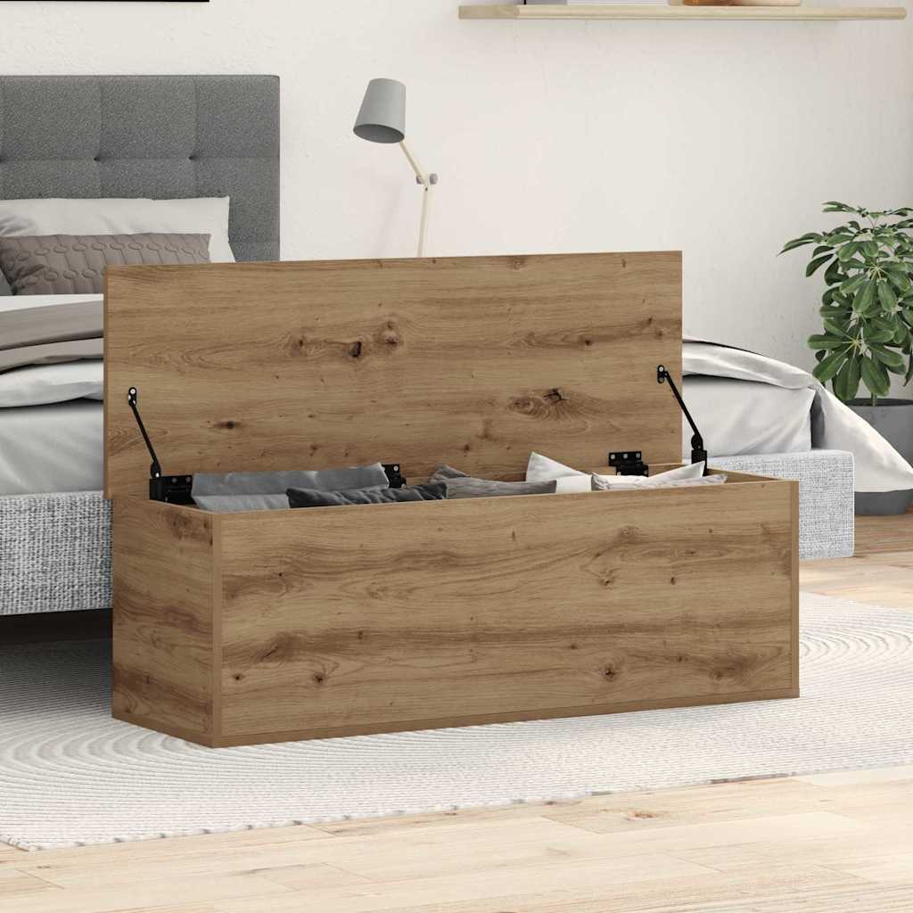 Aufbewahrungsbox Eiche handwerklich 102 x 35 x 35 cm