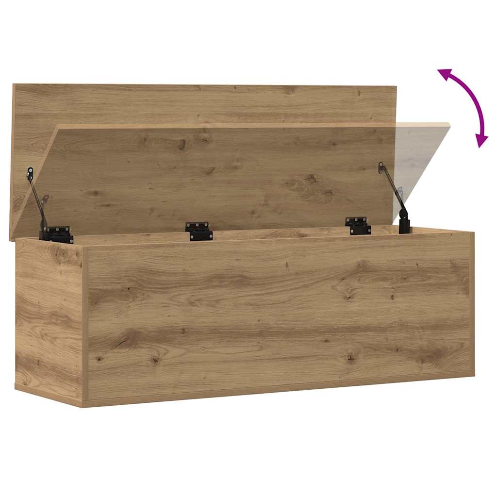 Aufbewahrungsbox Eiche handwerklich 102 x 35 x 35 cm