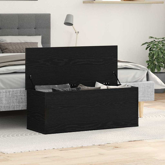 Aufbewahrungsbox Schwarze Eiche 102 x 35 x 35 cm Holzwerkstoff