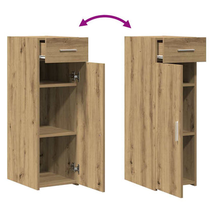 Sideboard Eiche handwerklich 30 x 42.5 x 93 cm Holzwerkstoff