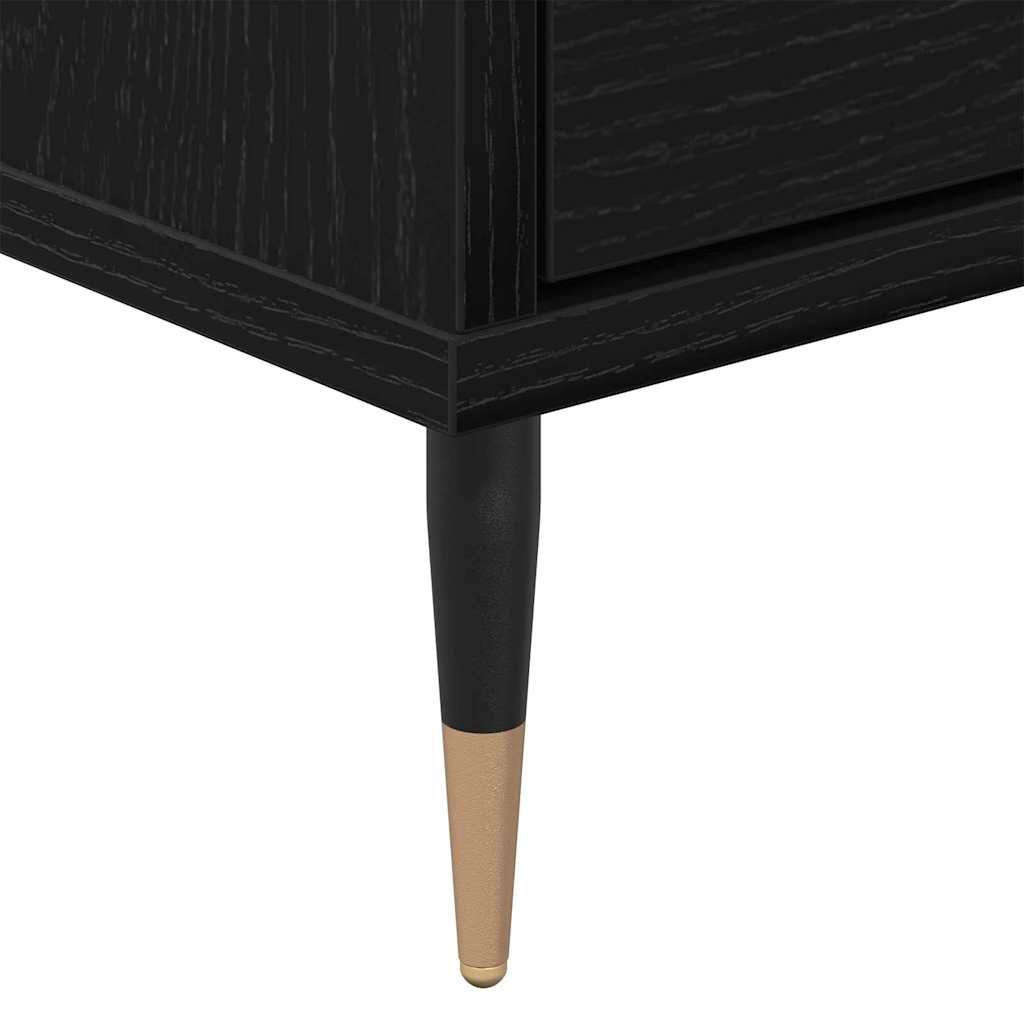 TV-Schränk Schwarze Eiche 150 x 30 x 44.5 cm Holzwerkstoff