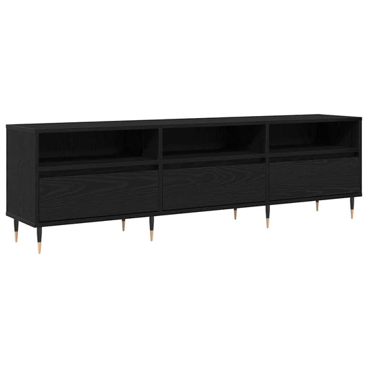 TV-Schränk Schwarze Eiche 150 x 30 x 44.5 cm Holzwerkstoff