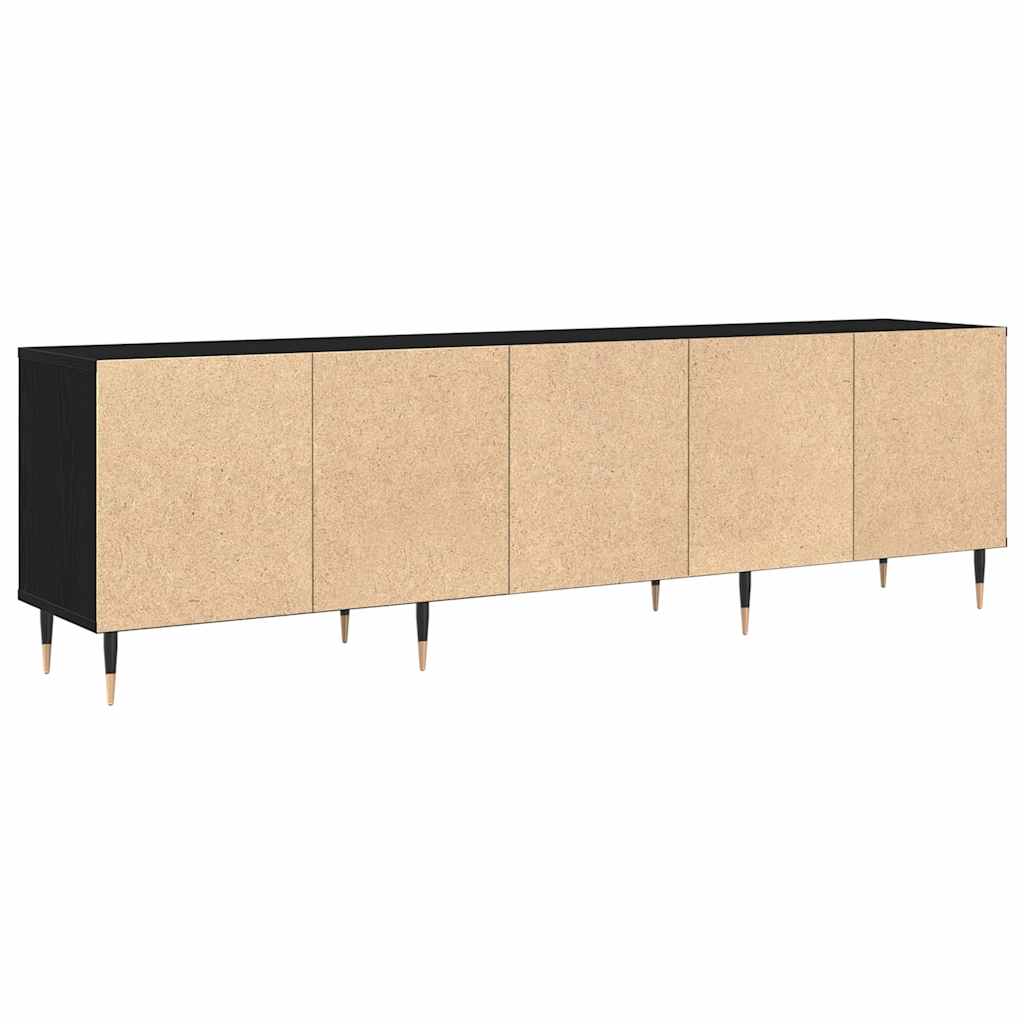 TV-Schränk Schwarze Eiche 150 x 30 x 44.5 cm Holzwerkstoff