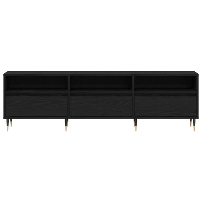 TV-Schränk Schwarze Eiche 150 x 30 x 44.5 cm Holzwerkstoff