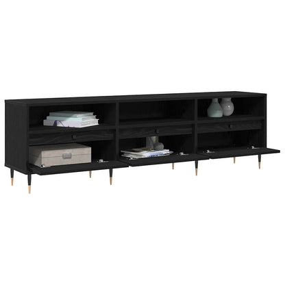 TV-Schränk Schwarze Eiche 150 x 30 x 44.5 cm Holzwerkstoff