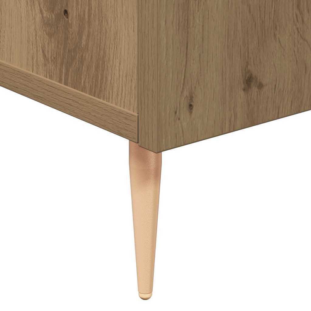 Sideboard Eiche handwerklich 90 x 34 x 80 cm Holzwerkstoff
