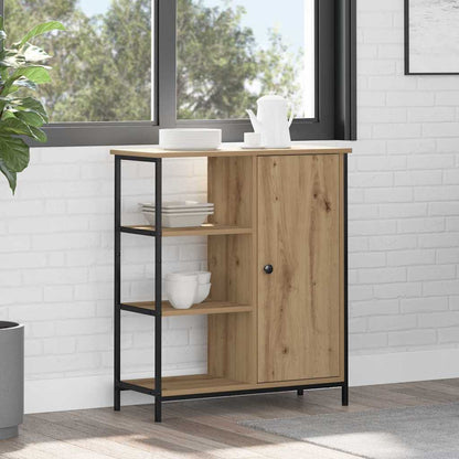 Sideboard Eiche handwerklich 70 x 30 x 80 cm Holzwerkstoff