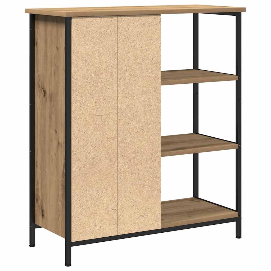 Sideboard Eiche handwerklich 70 x 30 x 80 cm Holzwerkstoff