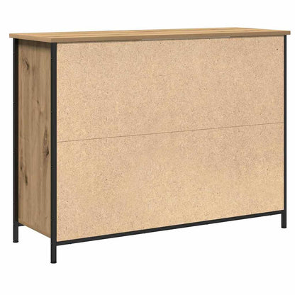 Sideboard Eiche handwerklich 100 x 35 x 75 cm Holzwerkstoff
