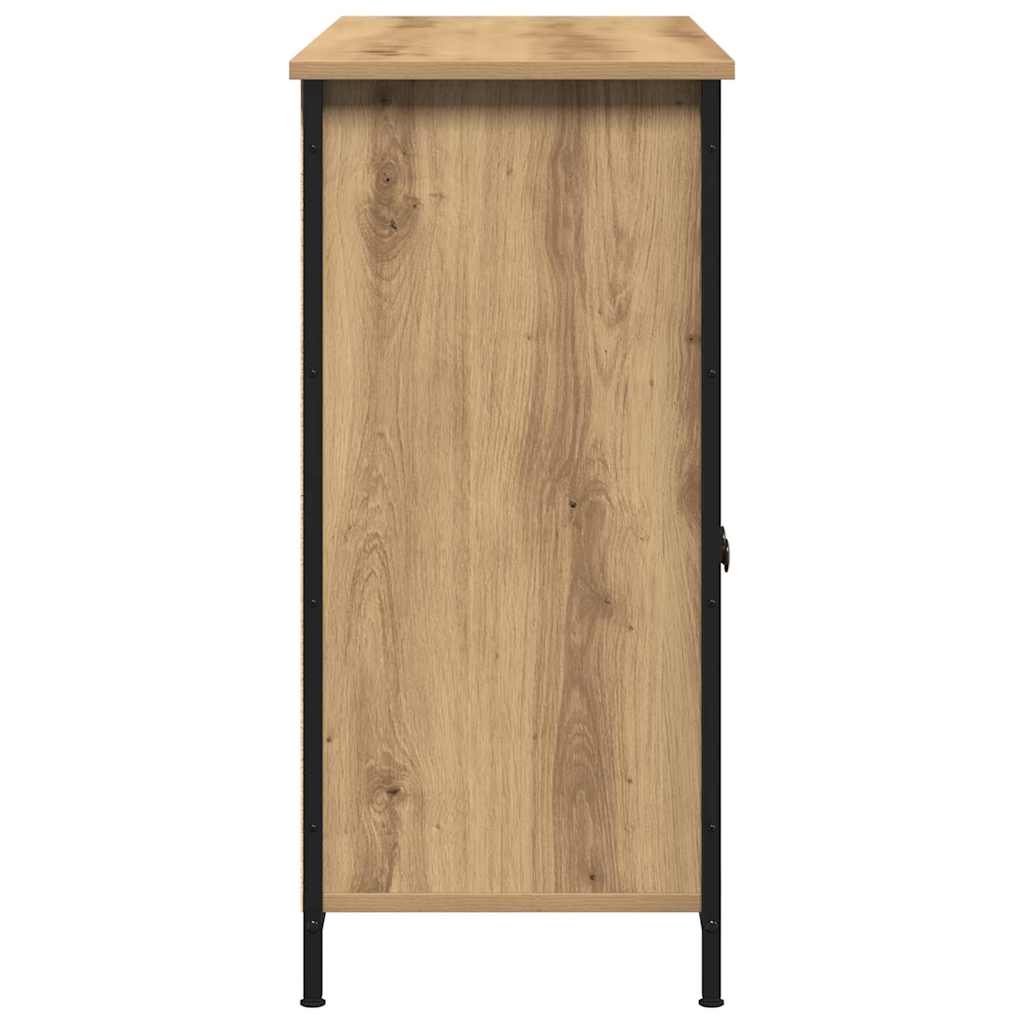 Sideboard Eiche handwerklich 100 x 35 x 75 cm Holzwerkstoff