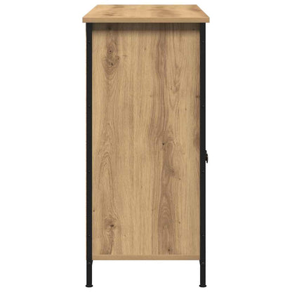 Sideboard Eiche handwerklich 100 x 35 x 75 cm Holzwerkstoff