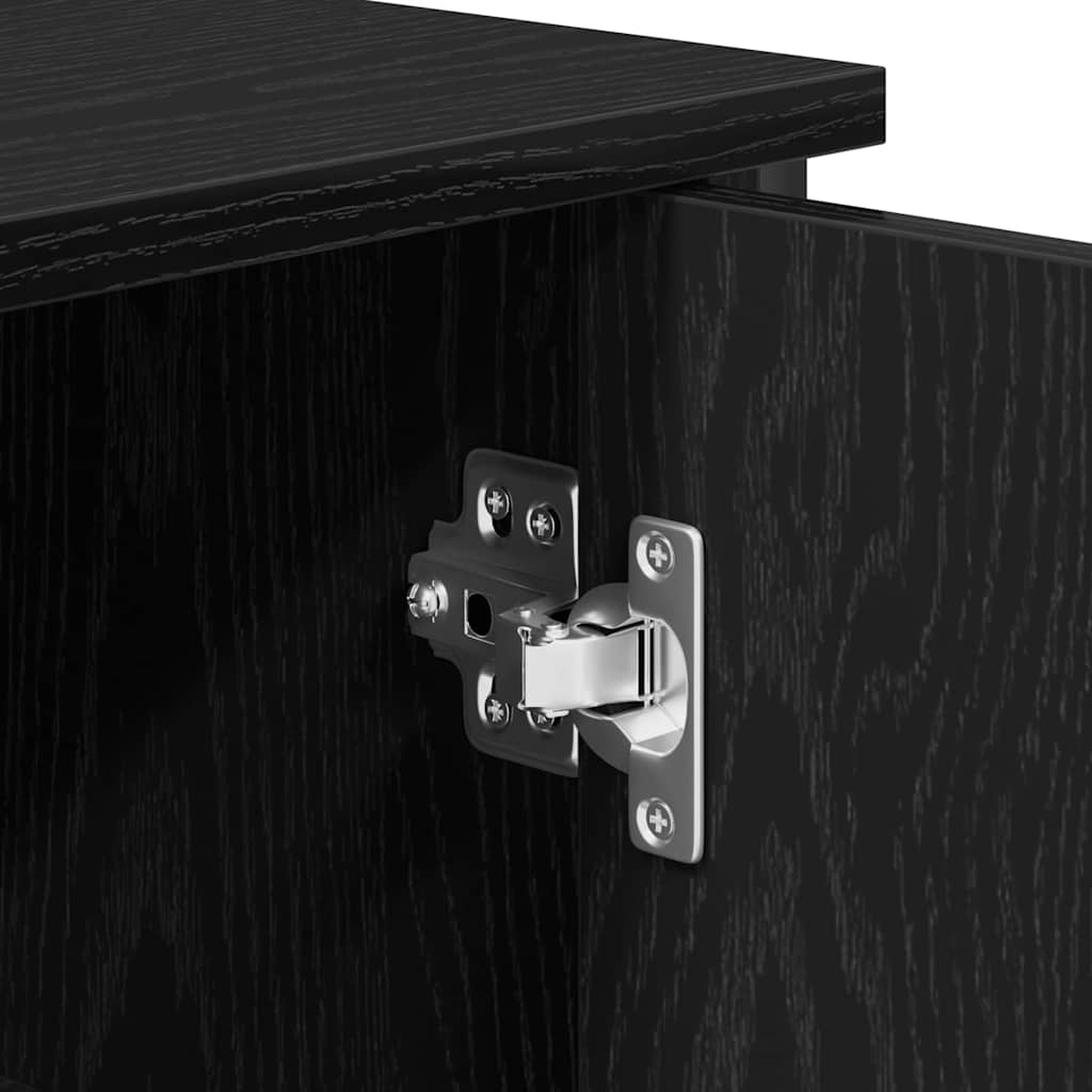 Sideboard Schwarze Eiche 100 x 35 x 75 cm Holzwerkstoff