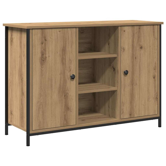 Sideboard Eiche handwerklich 100 x 35 x 70 cm Holzwerkstoff