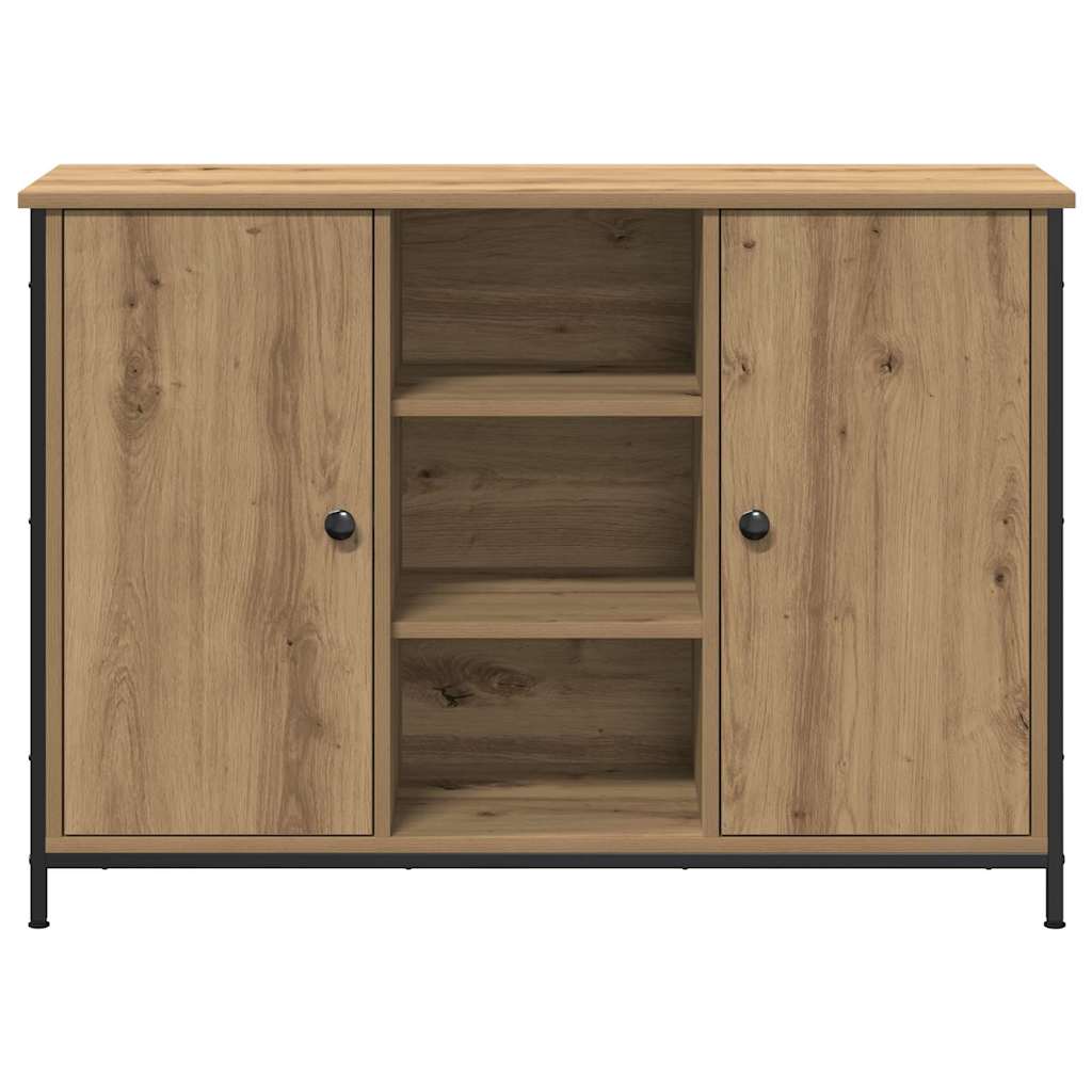 Sideboard Eiche handwerklich 100 x 35 x 70 cm Holzwerkstoff