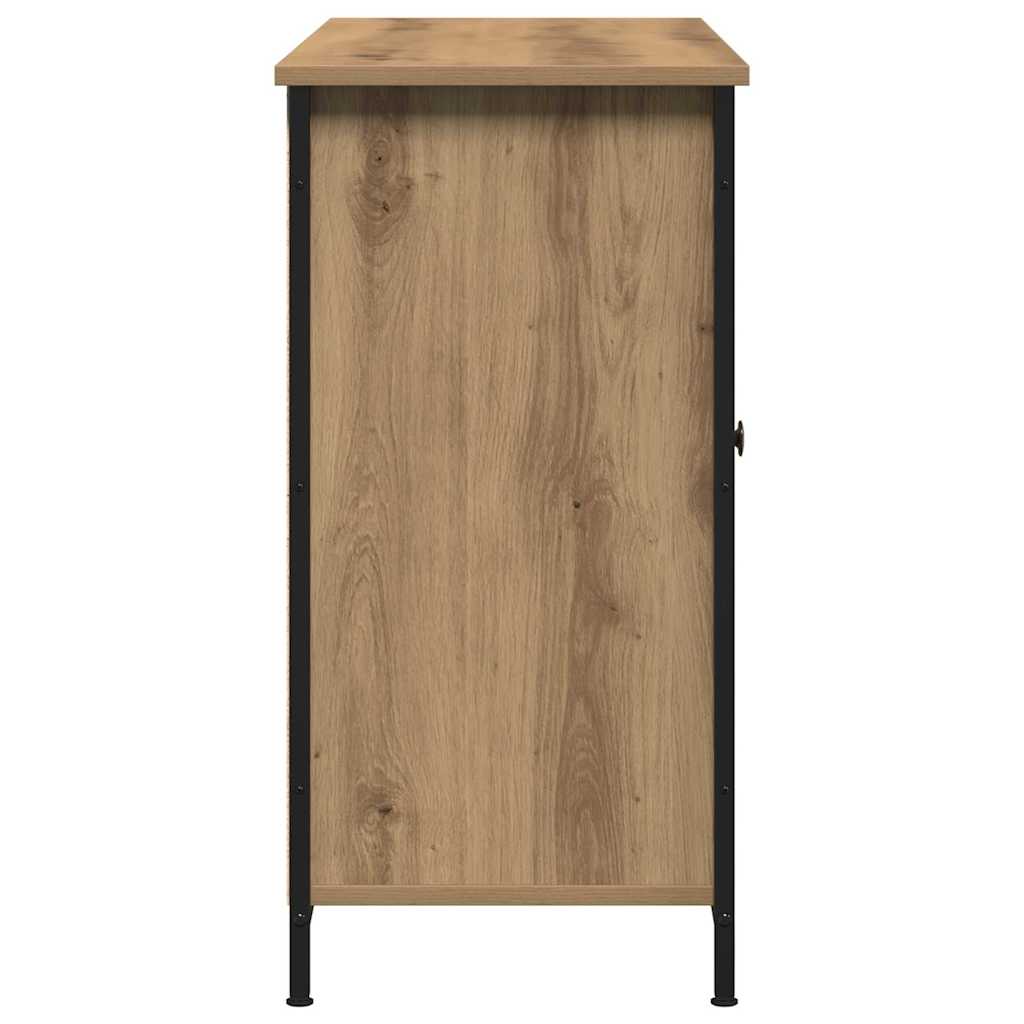 Sideboard Eiche handwerklich 100 x 35 x 70 cm Holzwerkstoff
