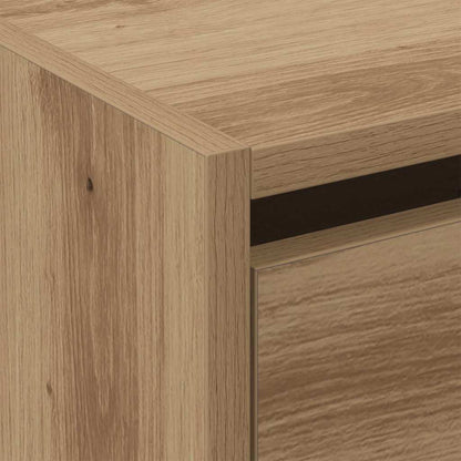 Schuhschrank Eiche handwerklich 60 x 21 x 57 cm Holzwerkstoff