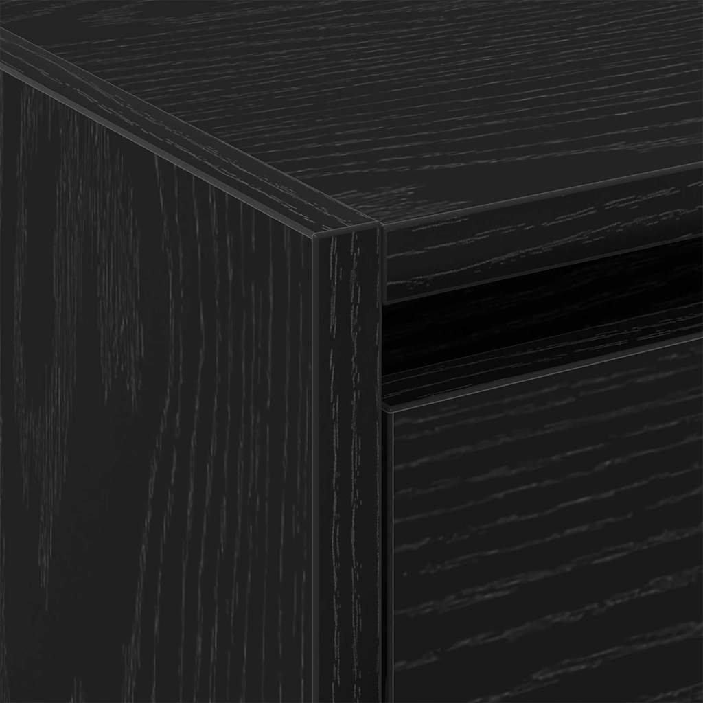 Schuhschrank Schwarze Eiche 60 x 21 x 57 cm Holzwerkstoff