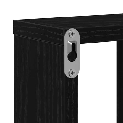 Wandregal Schwarze Eiche 104.5 x 10 x 43 cm Holzwerkstoff