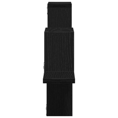 Wandregal Schwarze Eiche 104.5 x 10 x 43 cm Holzwerkstoff