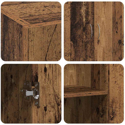 Büroschrank Alter Holz 60 x 32 x 77,5 cm - Spanplatten