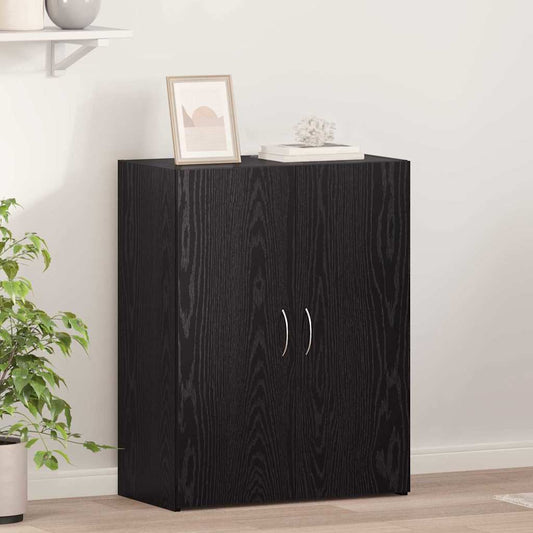 Aktenschrank - Schwarze Eiche, 60 x 32 x 77,5 cm, Holzwerkstoff