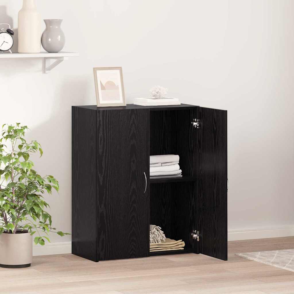 Aktenschrank - Schwarze Eiche, 60 x 32 x 77,5 cm, Holzwerkstoff