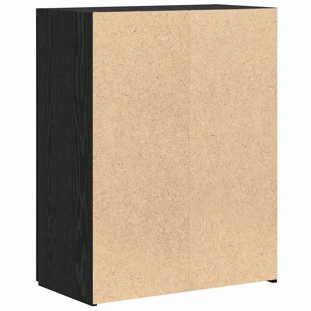 Aktenschrank - Schwarze Eiche, 60 x 32 x 77,5 cm, Holzwerkstoff