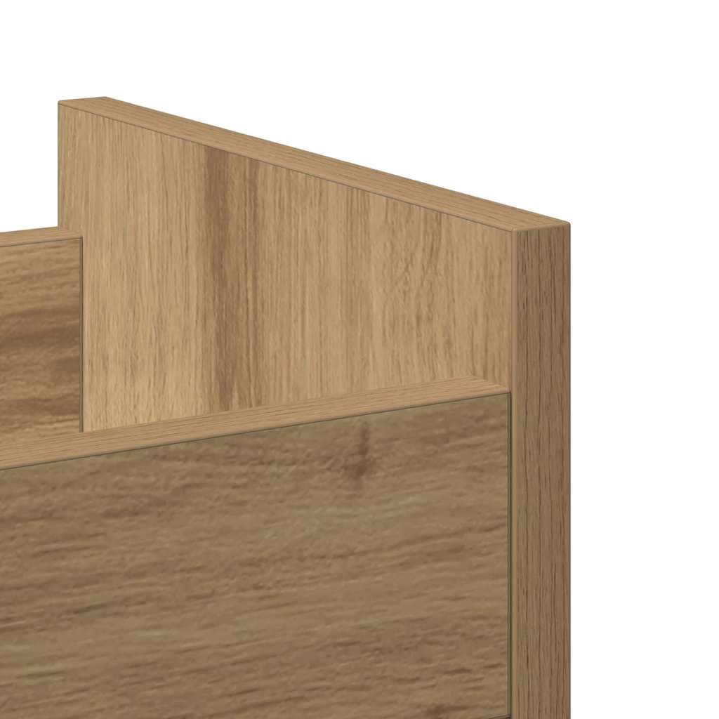 Cabinet Eiche handwerklich 60 x 22 x 79 cm Holzwerkstoff