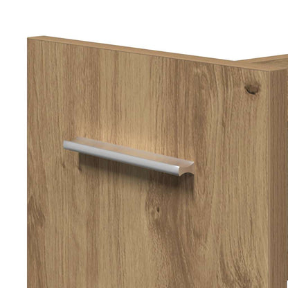 Cabinet Eiche handwerklich 60 x 22 x 79 cm Holzwerkstoff