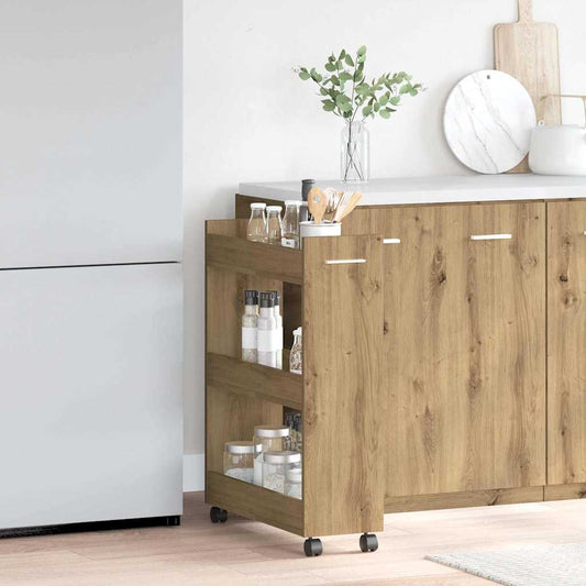 Cabinet Eiche handwerklich 60 x 22 x 79 cm Holzwerkstoff