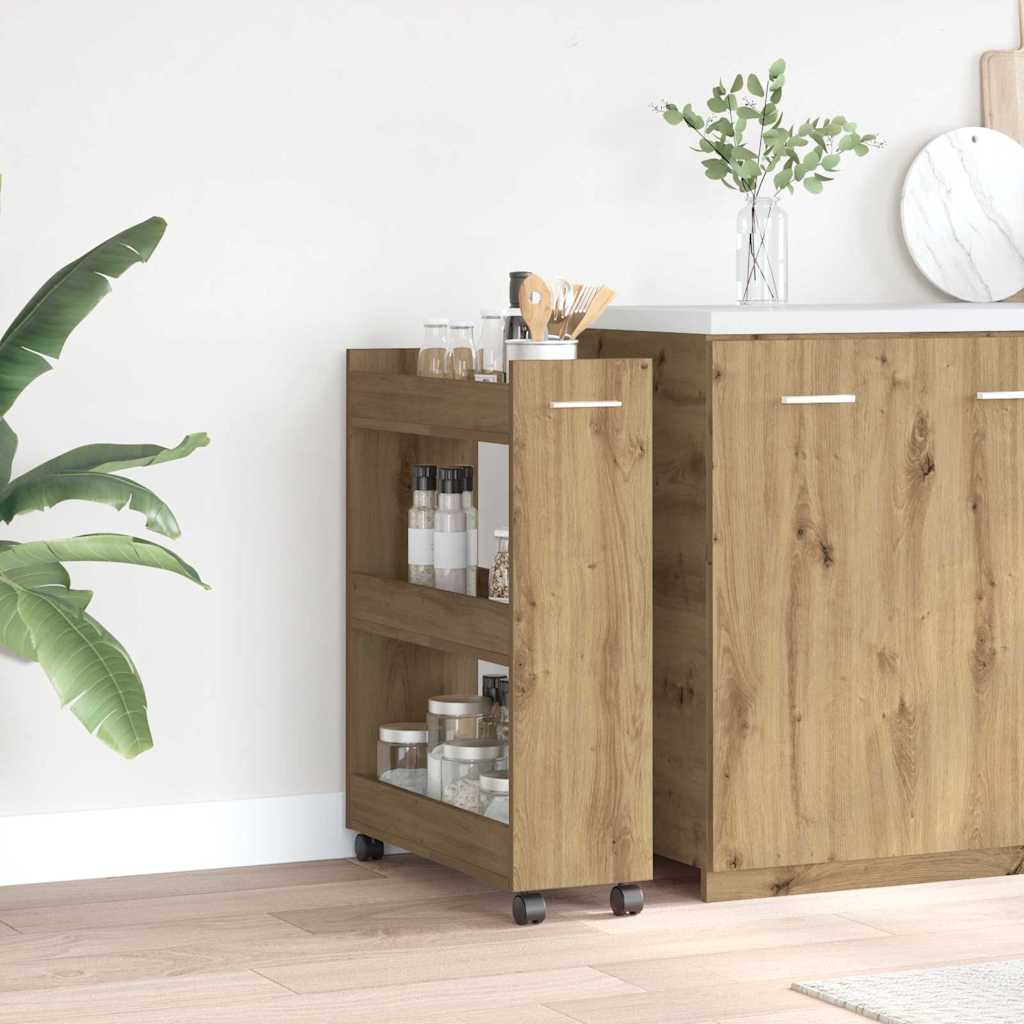Cabinet Eiche handwerklich 60 x 22 x 79 cm Holzwerkstoff