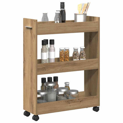 Cabinet Eiche handwerklich 60 x 22 x 79 cm Holzwerkstoff