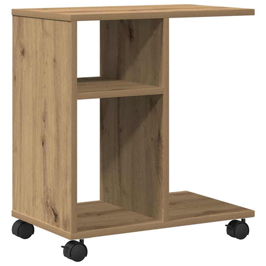 Beistelltisch Eiche handwerklich 50 x 30 x 55 cm Holzwerkstoff
