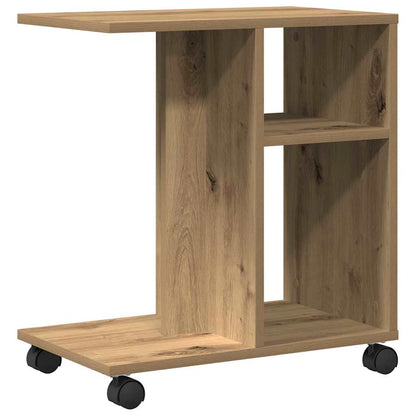 Beistelltisch Eiche handwerklich 50 x 30 x 55 cm Holzwerkstoff