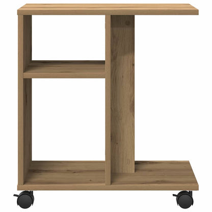Beistelltisch Eiche handwerklich 50 x 30 x 55 cm Holzwerkstoff