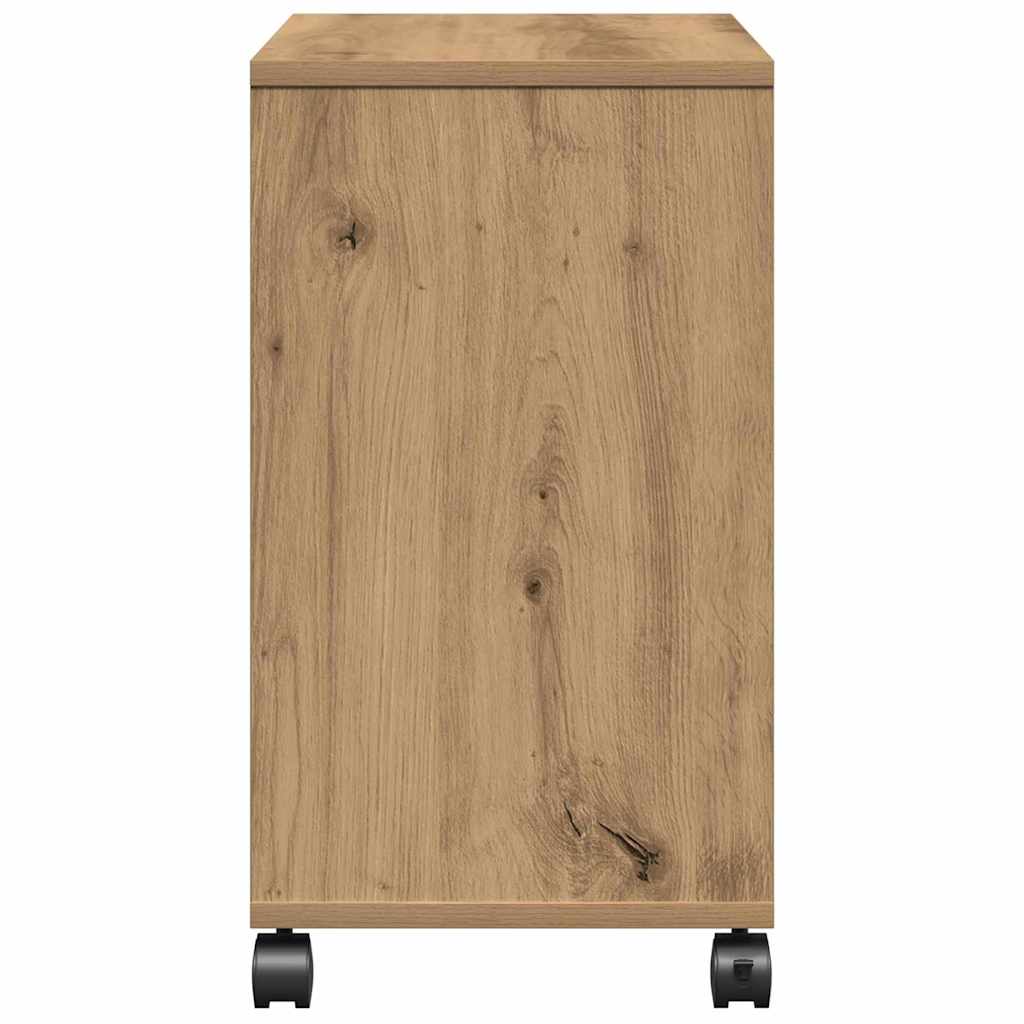 Beistelltisch Eiche handwerklich 50 x 30 x 55 cm Holzwerkstoff