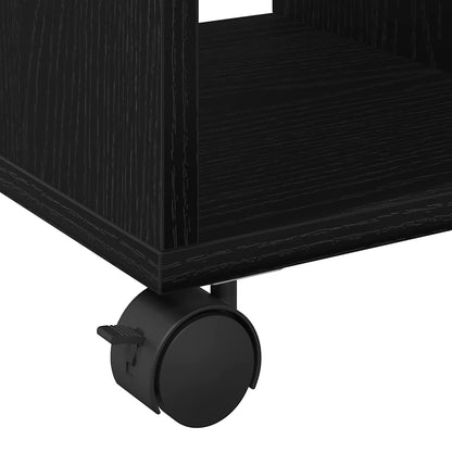 Beistelltisch Schwarze Eiche 50 x 30 x 55 cm Holzwerkstoff