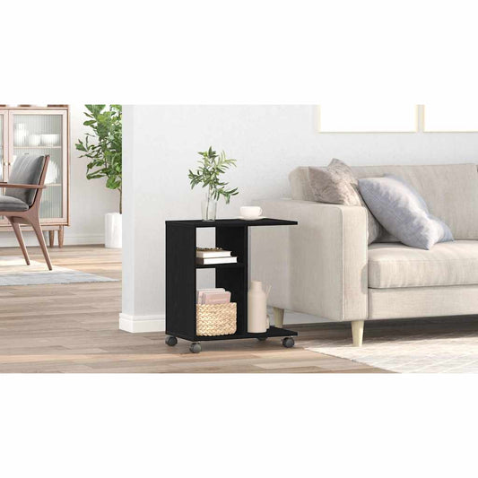 Beistelltisch Schwarze Eiche 50 x 30 x 55 cm Holzwerkstoff