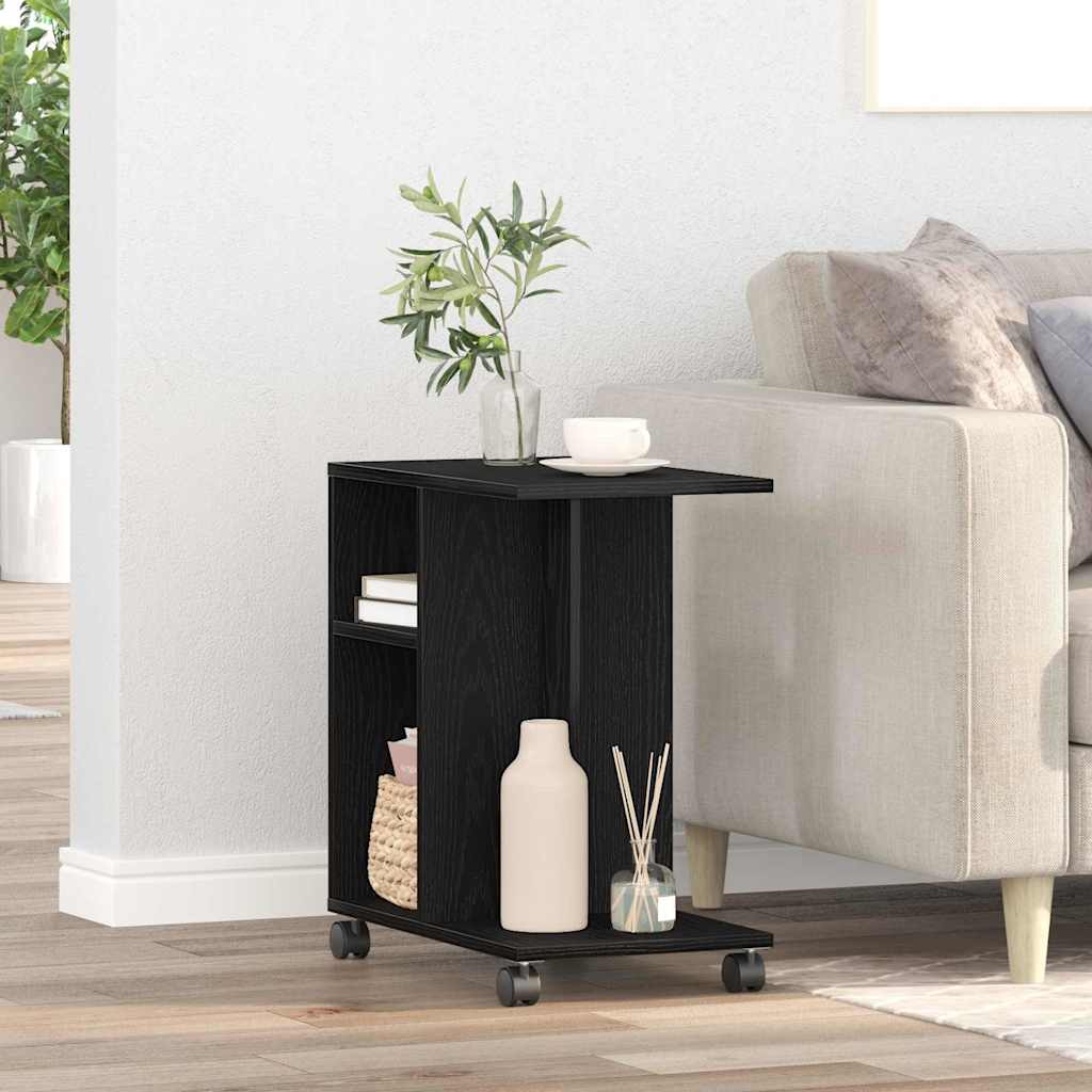 Beistelltisch Schwarze Eiche 50 x 30 x 55 cm Holzwerkstoff