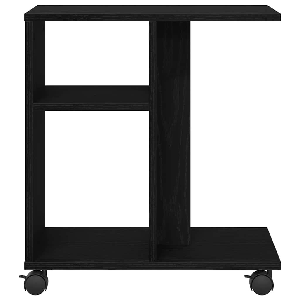 Beistelltisch Schwarze Eiche 50 x 30 x 55 cm Holzwerkstoff