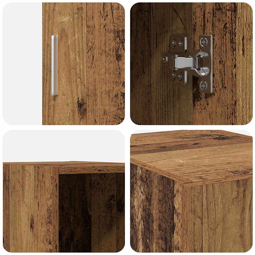 Wandregal Altes Holz 30x42,5x40 cm